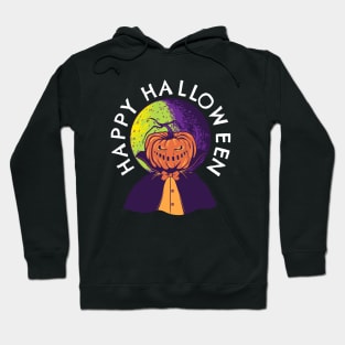 Happy Halloween Pumpkin Full Moon Hoodie